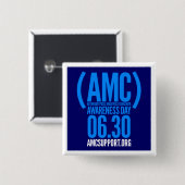 amcの認識度日ボタン 缶バッジ (正面&裏面)