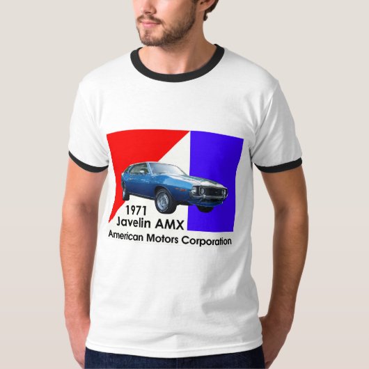 AMCの1971年の投げ槍AMX Tシャツ (正面)