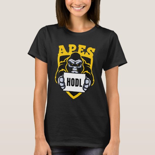 Amcは一緒に強い在庫を持つApesモー Tシャツ (正面)