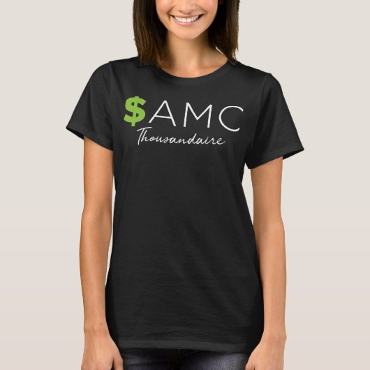 $AMCシンボル・サウザンダイア・面白い株 Tシャツ (正面)