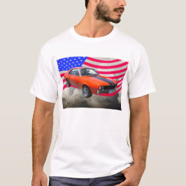 AMCジャブリンカー，アメリカ国旗付き Tシャツ