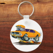 AMCジャベリンオレンジカー キーホルダー (正面)