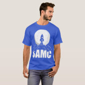 AMC株式おもしろいロケットストンク商社 Tシャツ (正面フル)