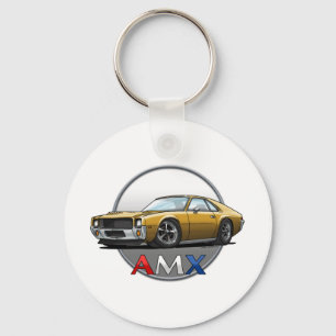 AMC_AMX_金ゴールド キーホルダー