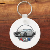 AMC_AMX_white キーホルダー (正面)