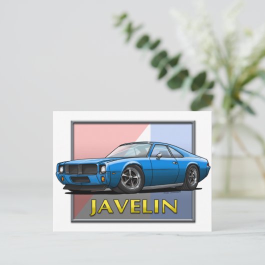 AMC_Javelin_Blue ポストカード (スタンド正面)