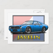 AMC_Javelin_Blue ポストカード (正面/裏面)