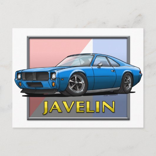 AMC_Javelin_Blue ポストカード (正面)