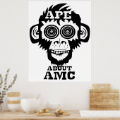 AMC STOCKについて類人猿! ポスター (キッチン)