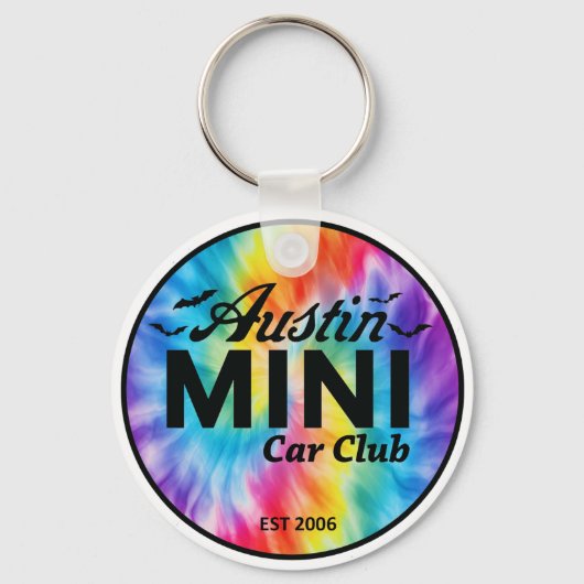 AMCCC Tye Dye 「こんにちは！」 キーリング (正面)