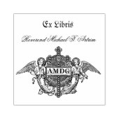 AMDGアドマジョレムデイグロリアムラテンブックプレート ラバースタンプ (インプリント)