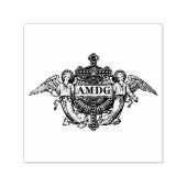 AMDGアドマジョレムデイグロリアム神の栄光 セルフインキングスタンプ (デザイン)