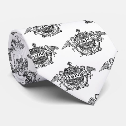 AMDGアドマジョレムデイグロリアム神の栄光 ネクタイ (ロール)