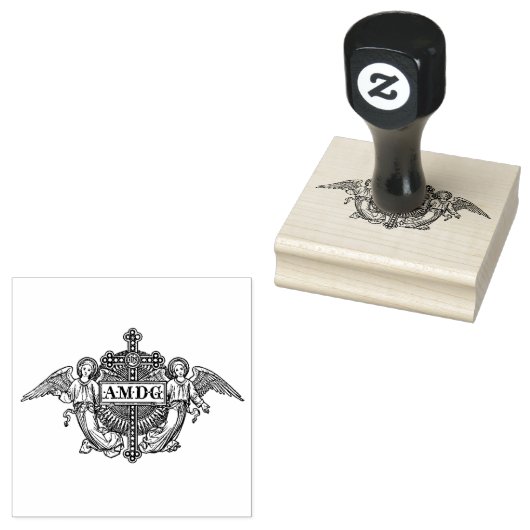 AMDGアドマジョレムデイグロリアム神の栄光 ラバースタンプ (押印)