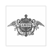 AMDGアドマジョレムデイグロリアム神の栄光 ラバースタンプ (インプリント)