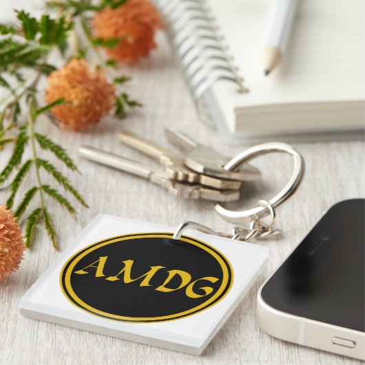AMDG キーホルダー (正面右)