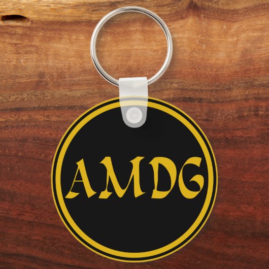 AMDG キーホルダー (正面)