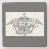 AMDG ストーンコースター (正面)