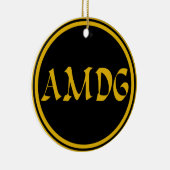 AMDG セラミックオーナメント (右)