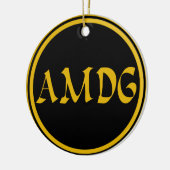 AMDG セラミックオーナメント (左)