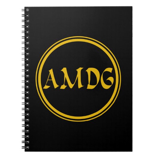 AMDG ノートブック (正面)