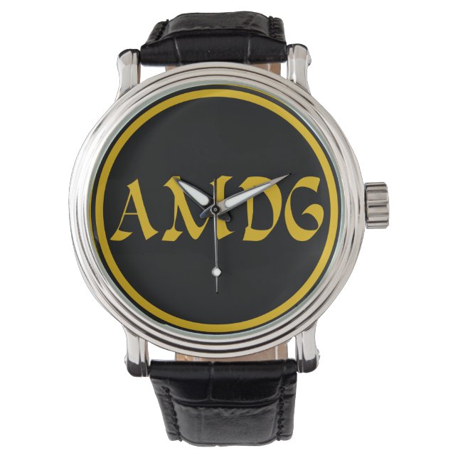 AMDG 腕時計 (正面)