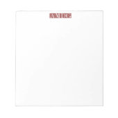 AMDG All for the Glory of God Notepad ノートパッド (正面)