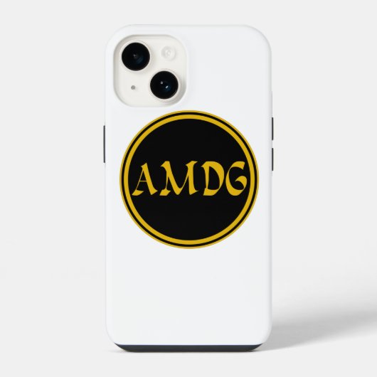 AMDG iPhoneケース (裏面)