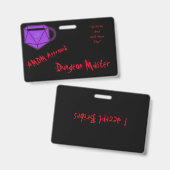 AMDM Dungeonマスター バッジ (表裏)