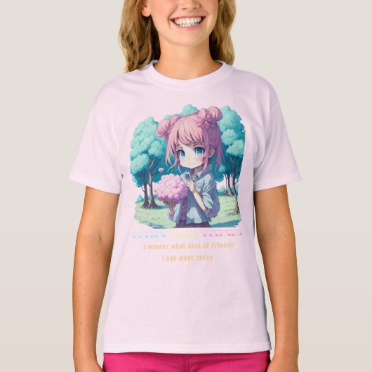 Ame-chan :Cotton Candy Friends Tシャツ (正面)