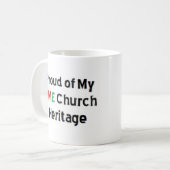ame church heritage コーヒーマグカップ (正面左)