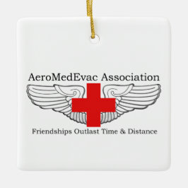 AMEAロゴ/モットーオーナメント セラミックオーナメント