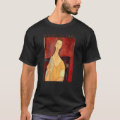 Amedeo Modiglianiアーティストのファンを持つ女性 Tシャツ (正面)