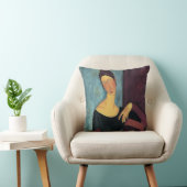 Amedeo Modigliani、アーティストの妻のポートレート クッション (椅子)