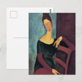 Amedeo Modigliani、アーティストの妻のポートレート ポストカード (正面/裏面)