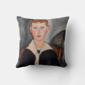 Amedeo Modigliani – セーラースーツの少年 クッション (裏面)