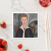 Amedeo Modigliani – セーラースーツの少年 スタンダードカクテルナプキン (インサイチュ)