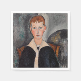 Amedeo Modigliani – セーラースーツの少年 スタンダードカクテルナプキン