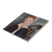 Amedeo Modigliani – セーラースーツの少年 タイル (側面)