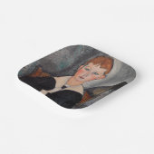 Amedeo Modigliani – セーラースーツの少年 ペーパープレート (傾斜あり)