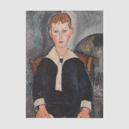 Amedeo Modigliani – セーラースーツの少年 薄葉紙