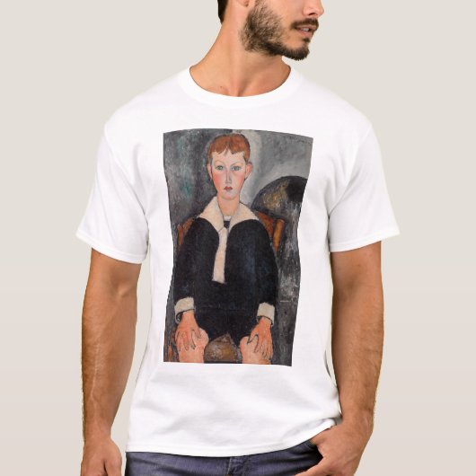 Amedeo Modigliani – セーラースーツの少年 Tシャツ (正面)