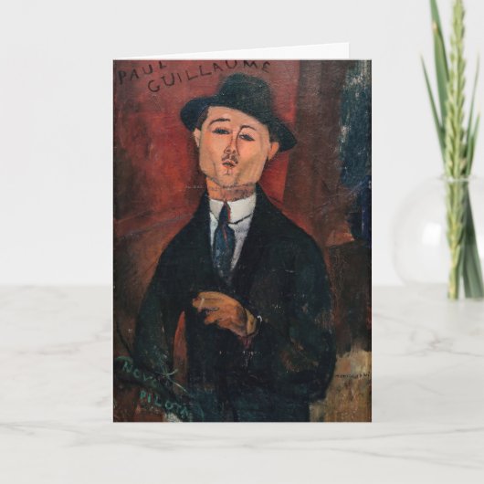 Amedeo Modigliani – ポール・ギローム，ノボ・ピロタ カード (正面)