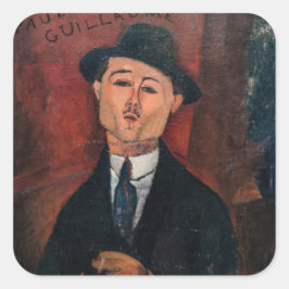 Amedeo Modigliani – ポール・ギローム，ノボ・ピロタ スクエアシール