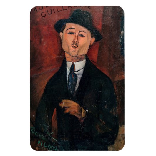 Amedeo Modigliani – ポール・ギローム，ノボ・ピロタ マグネット (縦)