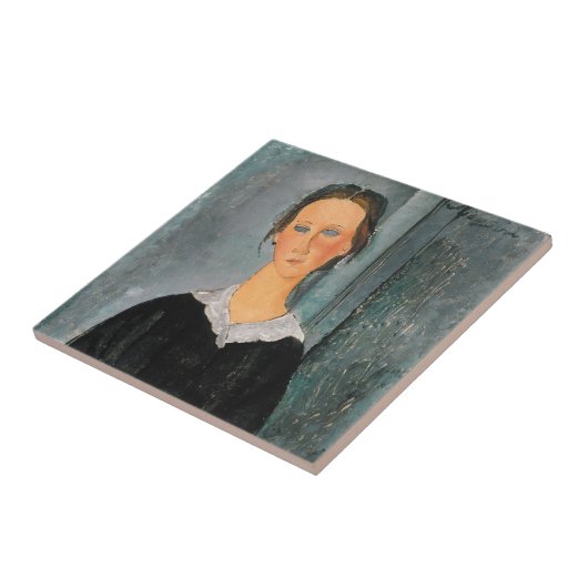 Amedeo Modigliani – 女中 タイル (側面)