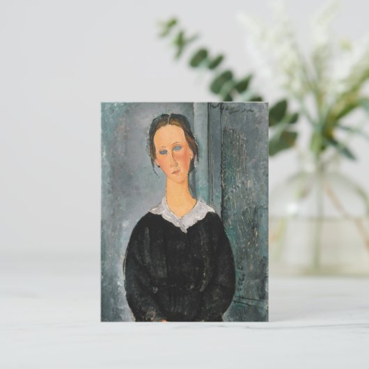 Amedeo Modigliani – 女中 ポストカード (スタンド正面)