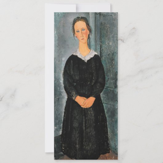 Amedeo Modigliani – 女中 招待状 (正面)