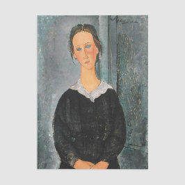 Amedeo Modigliani – 女中 薄葉紙