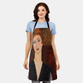 Amedeo Modigliani – 女性のポートレート エプロン (着用した状態)